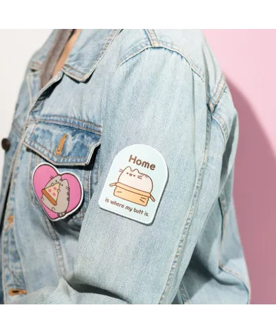 Pusheen - zestaw 3 naszywek, naprasowanek
