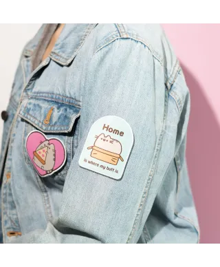 Pusheen - zestaw 3 naszywek, naprasowanek