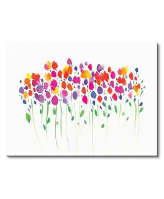 Obraz do salonu - Vibrant Floral