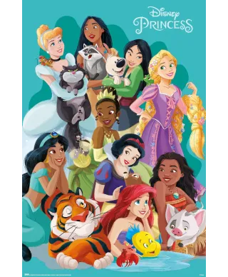 Disney Princesses Pets - plakat