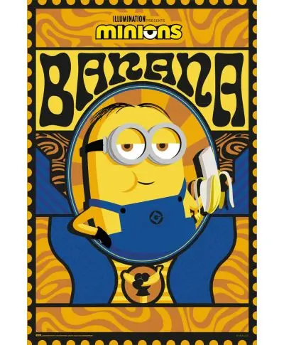 Minionki Banana - plakat