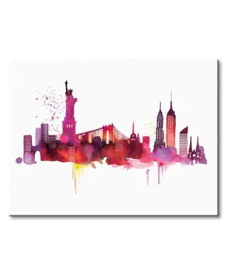 Obraz do salonu - New York Skyline