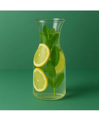 MODERN KITCHEN Karafka szklana 1L8,5x9,4x27,2cm