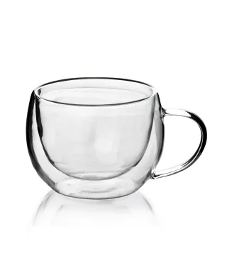 PETER Filiżanka ze szkła borokrzemowego280ml 9x6,5x7,4cm