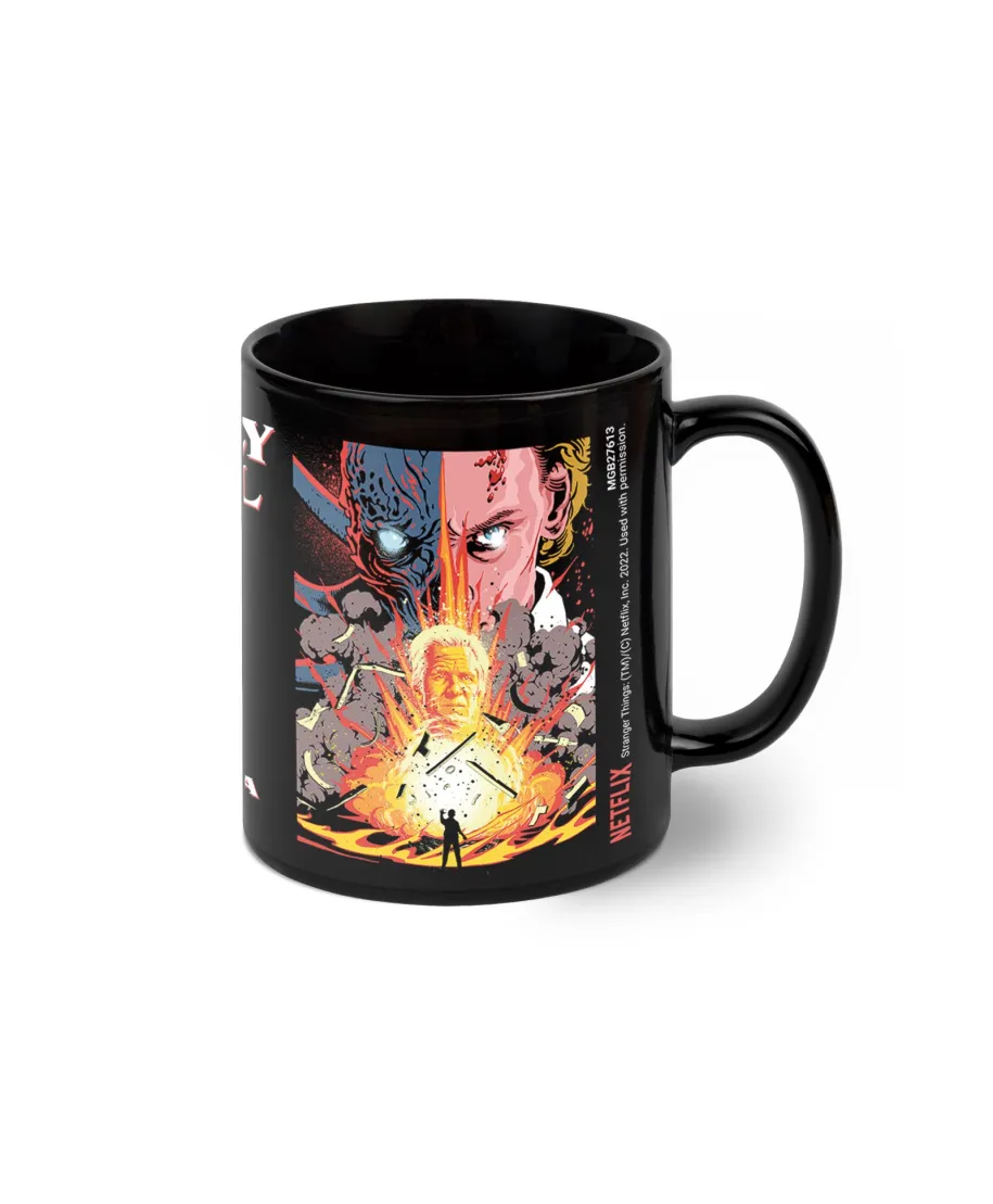 Stranger Things 4 Papa - czarny kubek