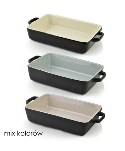 BASIC Naczynie prostokątnemix kolorów 23x16cm