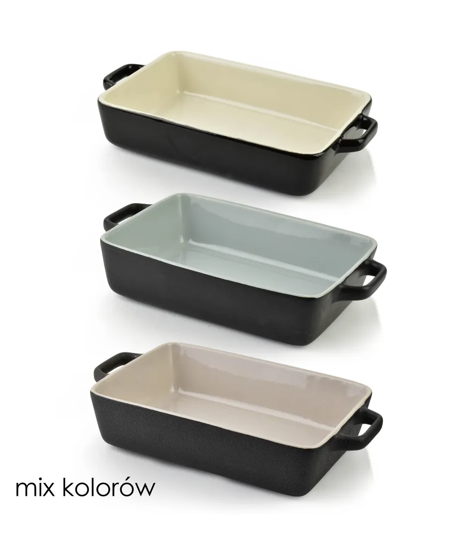 BASIC Naczynie prostokątnemix kolorów 23x16cm