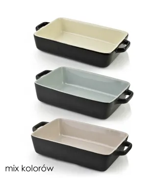 BASIC Naczynie prostokątnemix kolorów 23x16cm