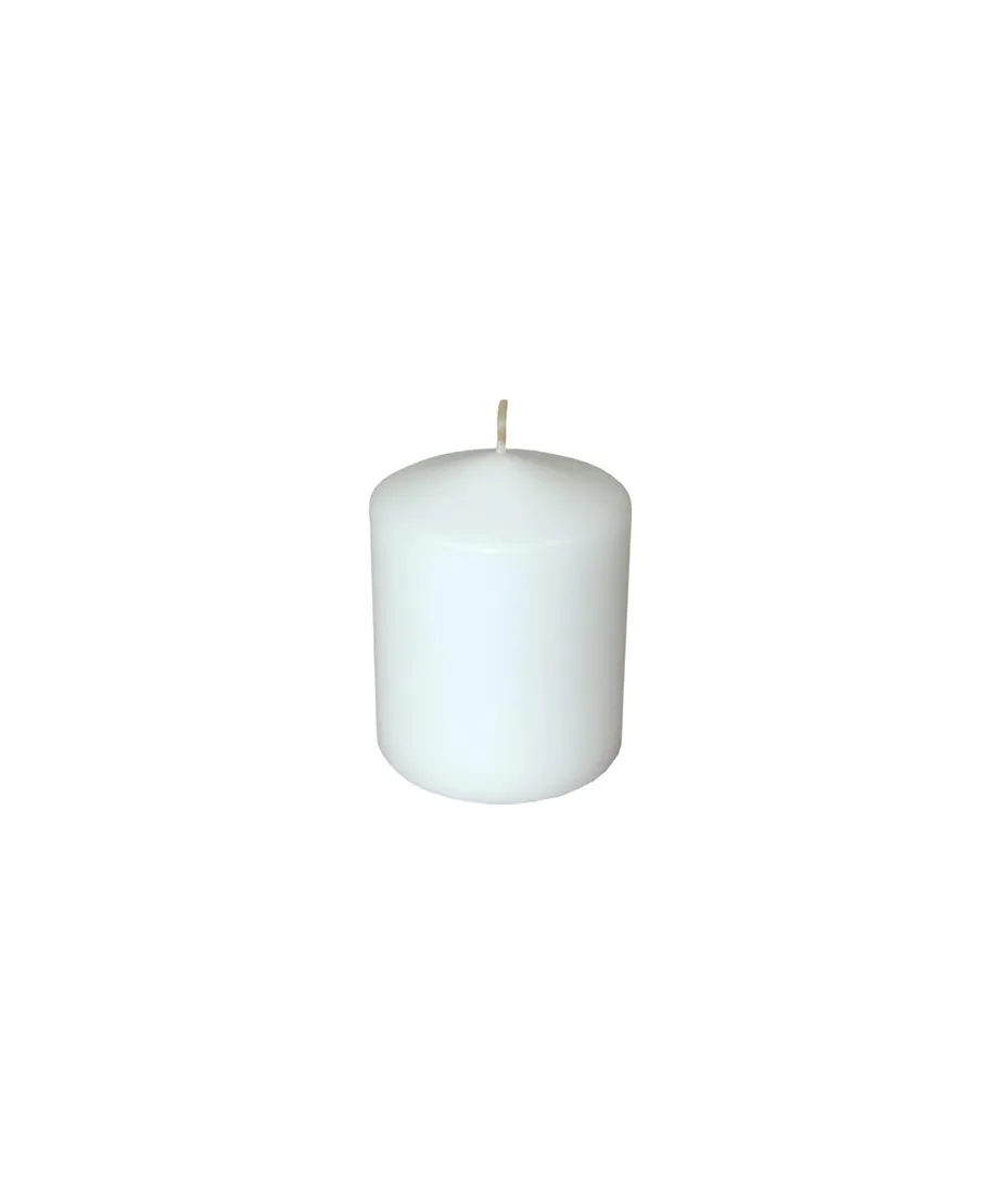 Świeca CLASSIC CANDLES Walec średni 7xh14cm biała parafinowa