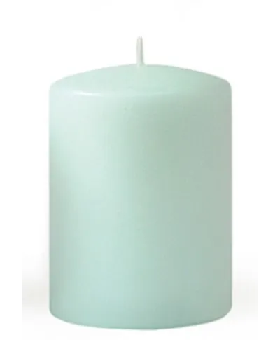 Świeca CLASSIC CANDLES Walec średni 7xh14cm miętowa parafinowa