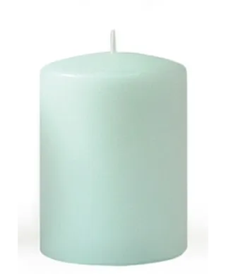 Świeca CLASSIC CANDLES Walec średni 7xh14cm miętowa parafinowa