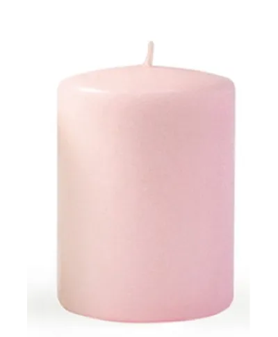 Świeca CLASSIC CANDLES Walec duży 7xh17,5cm różowa parafinowa