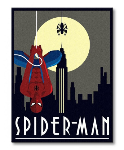 Obraz na płótnie - Marvel Deco (Spider-man Hanging)