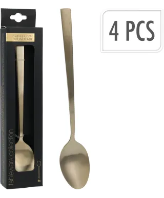 Komplet 4 Łyżek stal nierdzewna