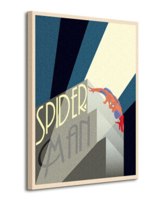 Obraz na płótnie - Marvel Deco (Spider-man Building)