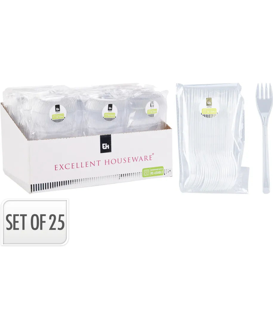 ZESTAW WIDELCÓW 25 SZT 17,5CM