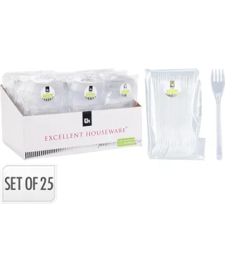 ZESTAW WIDELCÓW 25 SZT 17,5CM