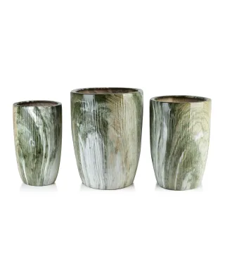 NEVA MARBLE KOMPLET 3 DONICZEK37x37x47/30x30x43/24x24x40cm