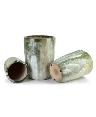 NEVA MARBLE KOMPLET 3 DONICZEK37x37x47/30x30x43/24x24x40cm