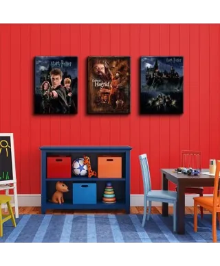 Obraz na płótnie - Harry Potter (Harry Ron Hermione)