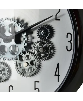 RAMSEY Zegar 35x9cm z ruchomym mechanizmem