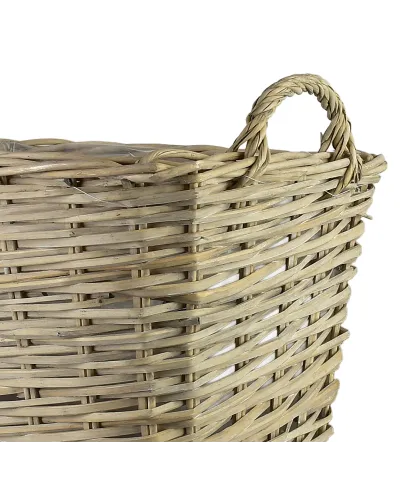 GUSTAV Komplet 3 osłonek wiklinowych56x42xh46/43x42xh40/32x23xh21cm