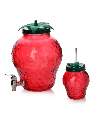 MODERN KITCHEN Szklany słój z kranikiem4L