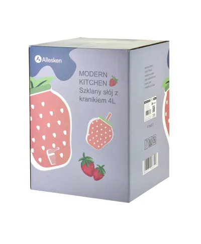 MODERN KITCHEN Szklany słój z kranikiem4L