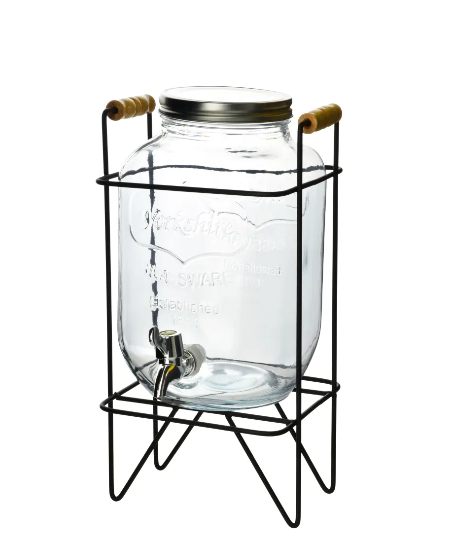 MODERN KITCHEN Słój z kranikiem 4L11c17x26cm plus stelaż