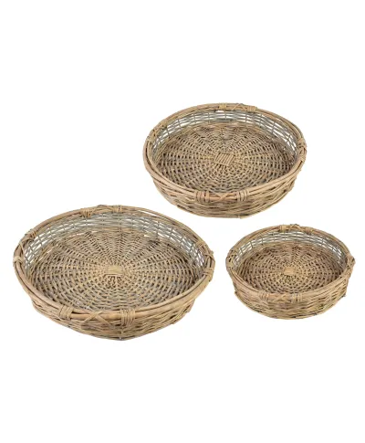 GUSTAV Komplet 3 tac 50x50x9cm/44x44x9cm/39x39x9cm