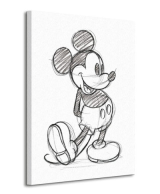 Obraz do salonu - Mickey Mouse (Sketched - Single)