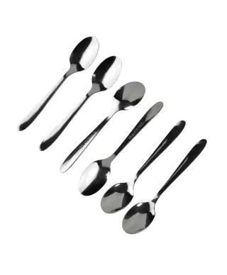 ORCHID Komplet 6 łyżeczek 15cm