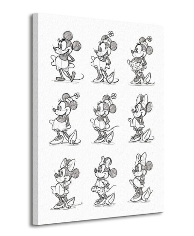 Obraz do salonu - Minnie Mouse (Sketched - Multi)
