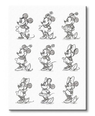 Obraz do salonu - Minnie Mouse (Sketched - Multi)