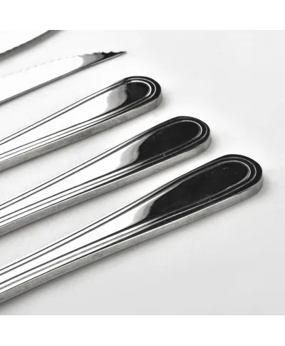 DHALIA DAISY Komplet 6 noży 22,8cm stekowe z tłoczeniem