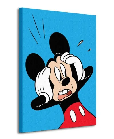 Obraz do salonu - Mickey Mouse (Shocked)