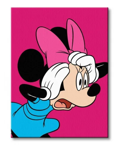Obraz do salonu - Minnie Mouse (Shocked)
