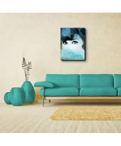 Obraz do salonu - Lady In Blue