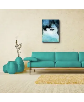 Obraz do salonu - Lady In Blue