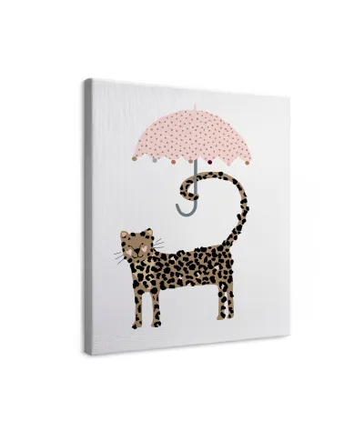 Fun Leopard - obraz na płótnie