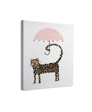 Fun Leopard - obraz na płótnie