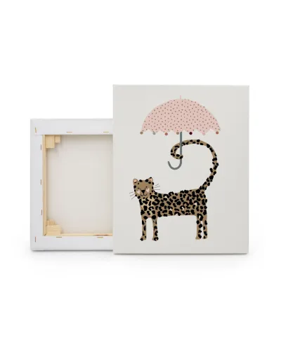 Fun Leopard - obraz na płótnie