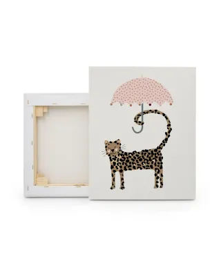 Fun Leopard - obraz na płótnie