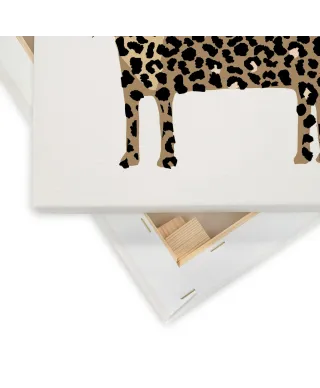 Fun Leopard - obraz na płótnie