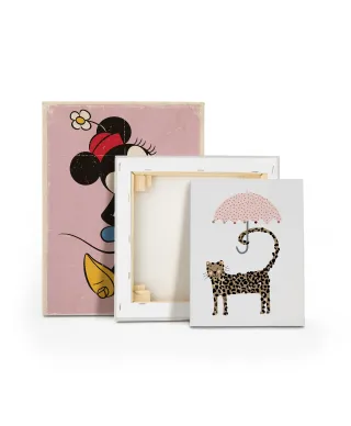 Fun Leopard - obraz na płótnie