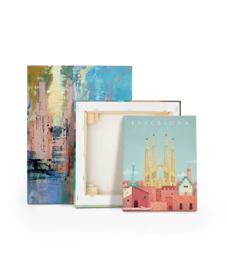 Barcelona Sagrada Familia - obraz na płótnie