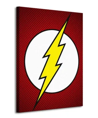 Obraz na płótnie - Dc Comics (The Flash Symbol) - 80x60cm