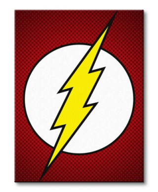 Obraz na płótnie - Dc Comics (The Flash Symbol) - 80x60cm