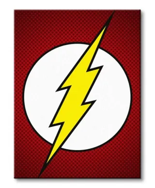 Obraz na płótnie - Dc Comics (The Flash Symbol) - 80x60cm