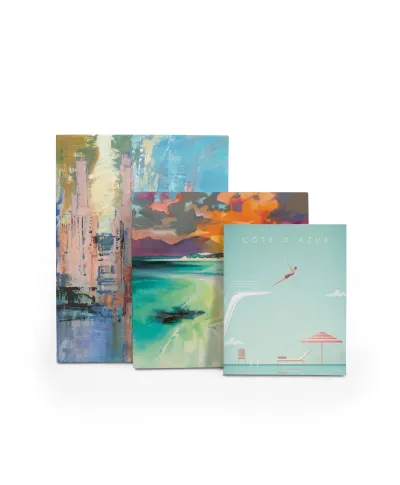 Cote D'Azur Lazurowe Wybrzeże - obraz na płótnie